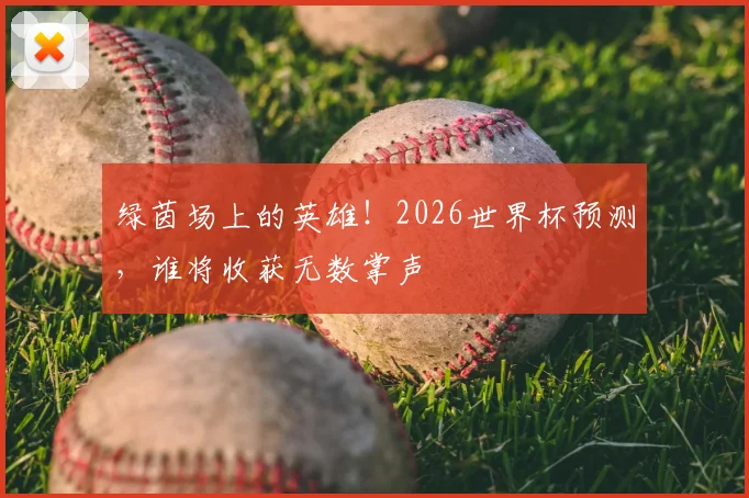 绿茵场上的英雄！2026世界杯预测，谁将收获无数掌声